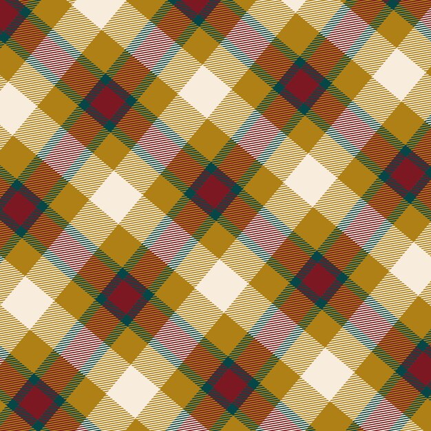 Flat christmas plaid pattern design