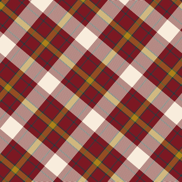 Flat christmas plaid pattern design