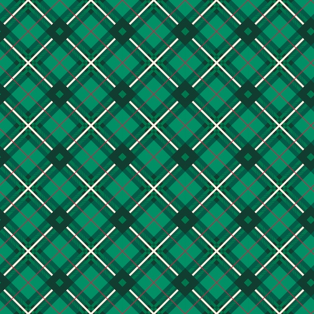 Flat christmas plaid pattern design