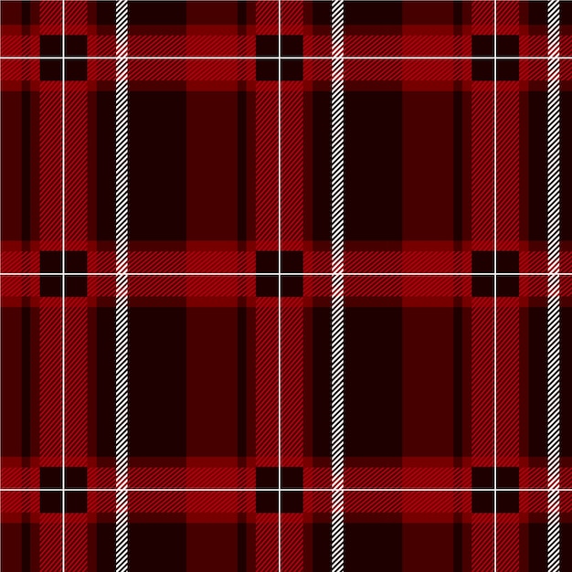 Flat christmas plaid pattern design