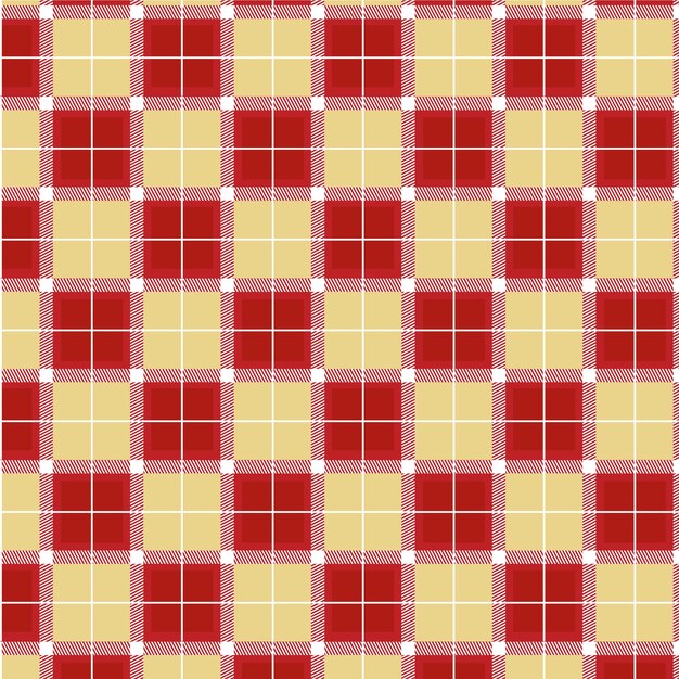 Flat christmas plaid pattern design