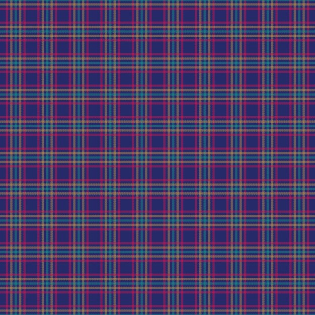 Flat christmas plaid pattern design