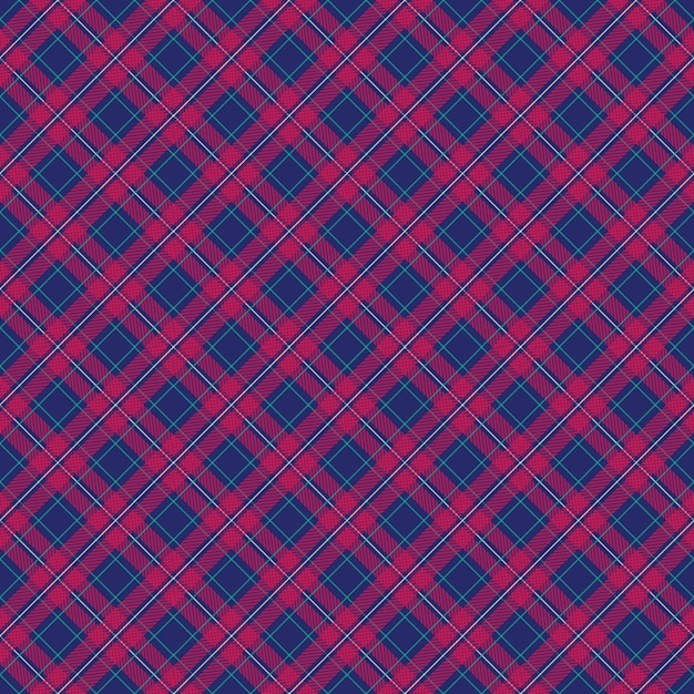 Flat christmas plaid pattern design