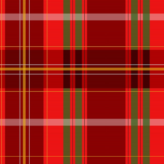 Flat christmas plaid pattern design