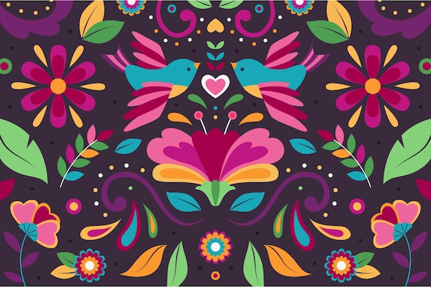 Free vector flat cinco de mayo mexican background