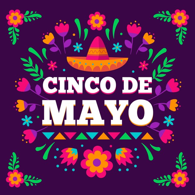 Flat cinco de mayo