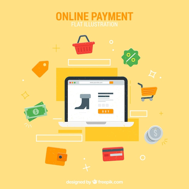 Flat collection about online payment