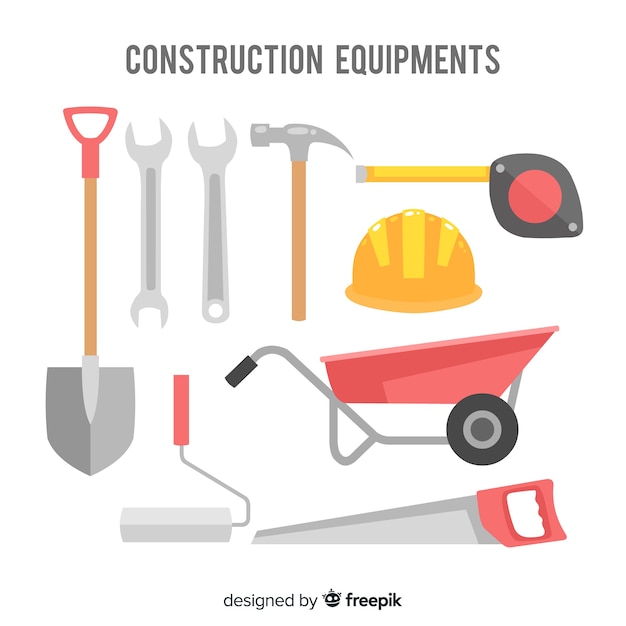 Flat construction equipment collection