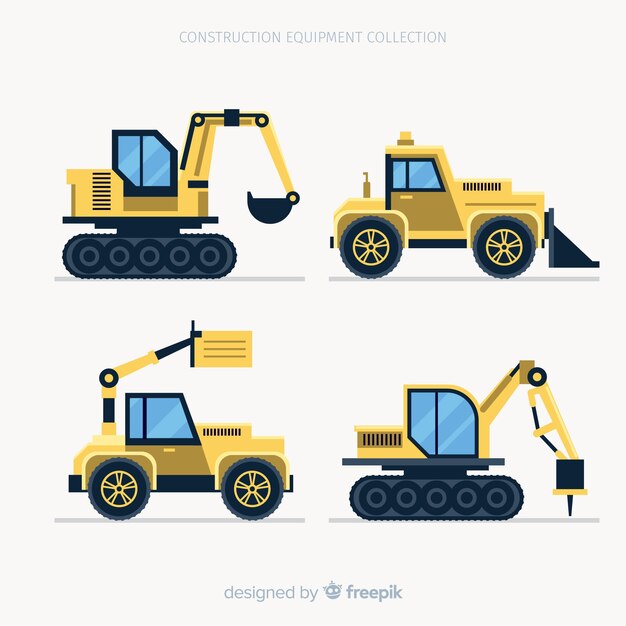 Flat construction machines collection