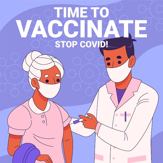 Flat coronavirus vaccination campaign