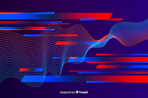 Free Vector flat dark abstract sport background