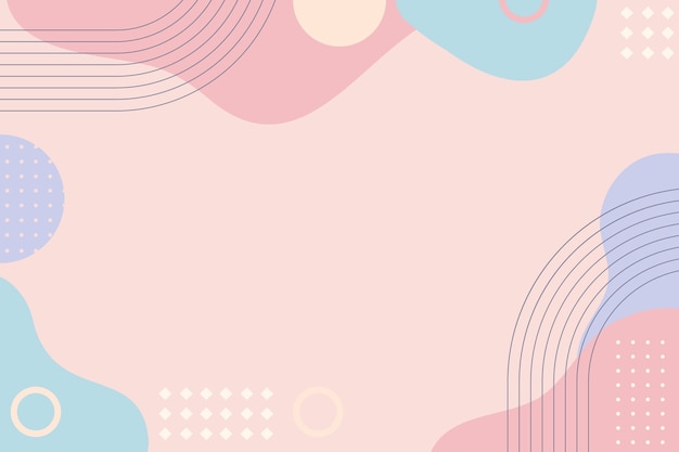 Flat design abstract background