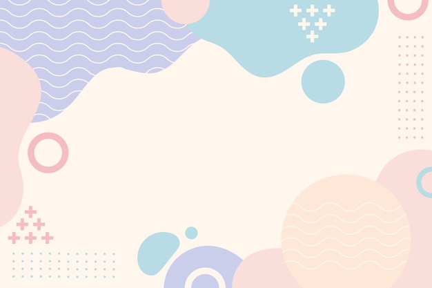 Flat design abstract background