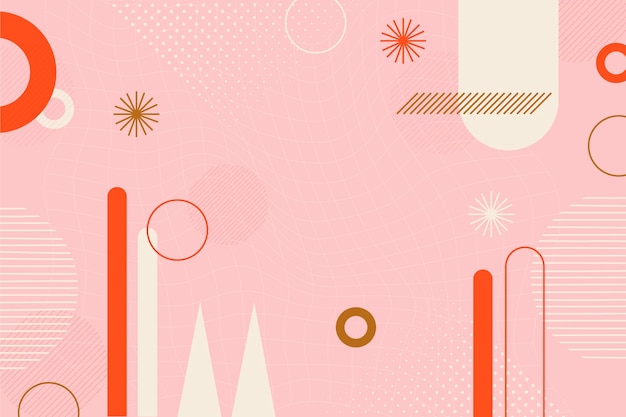 Flat design of abstract background