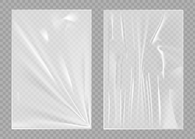 Free Vector flat design of abstract plastic effects