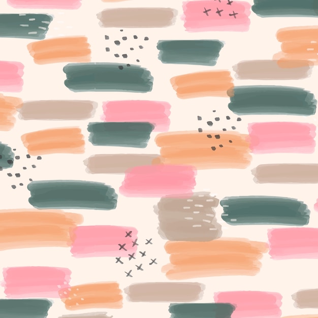 Free vector flat design abstract watercolor pattern