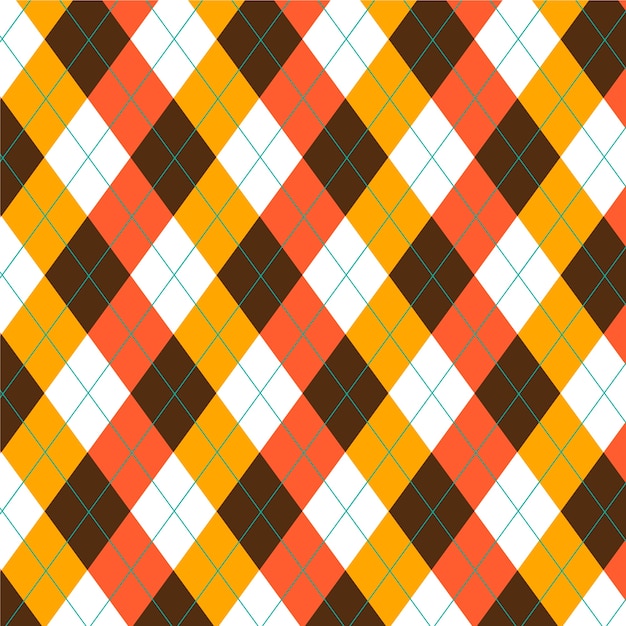 Free Vector flat design argyle pattern