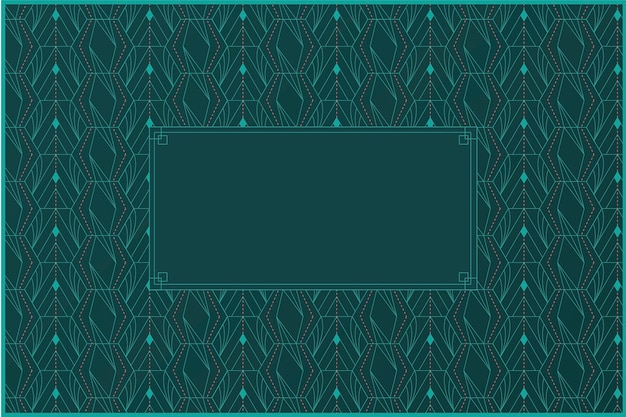 Flat design art deco background