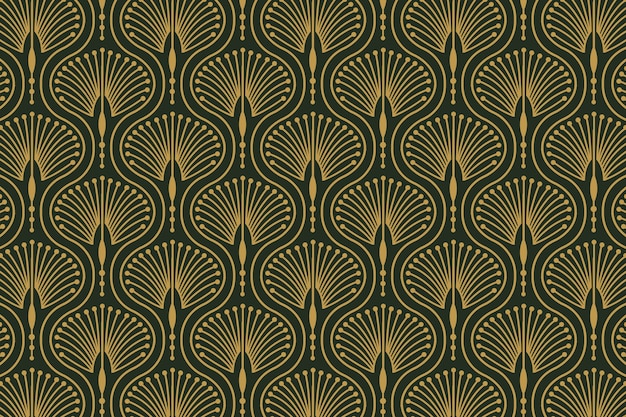 Free vector flat design art deco pattern