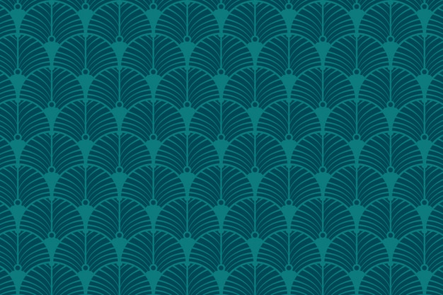 Free Vector flat design art deco pattern