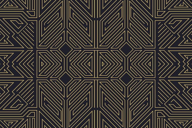 Flat design art deco premium background