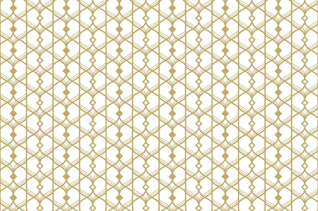 Flat design art deco seamless dynamic pattern