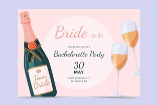 Bachelorette party invitations