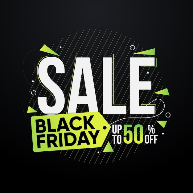 Free vector flat design black friday concept