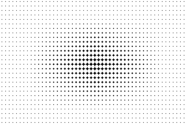 Free vector flat design black and white halftone background