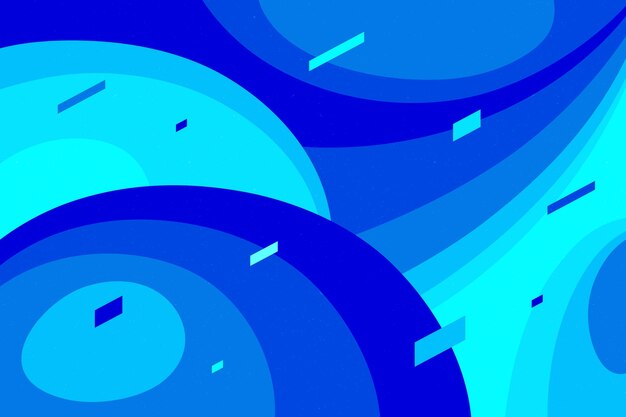 Flat design blue background