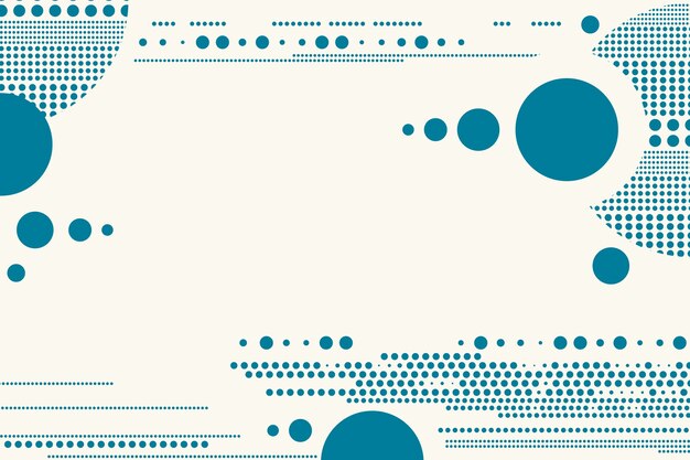 Flat design blue dots background