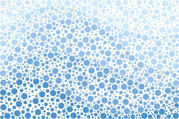 Flat design blue dots pattern