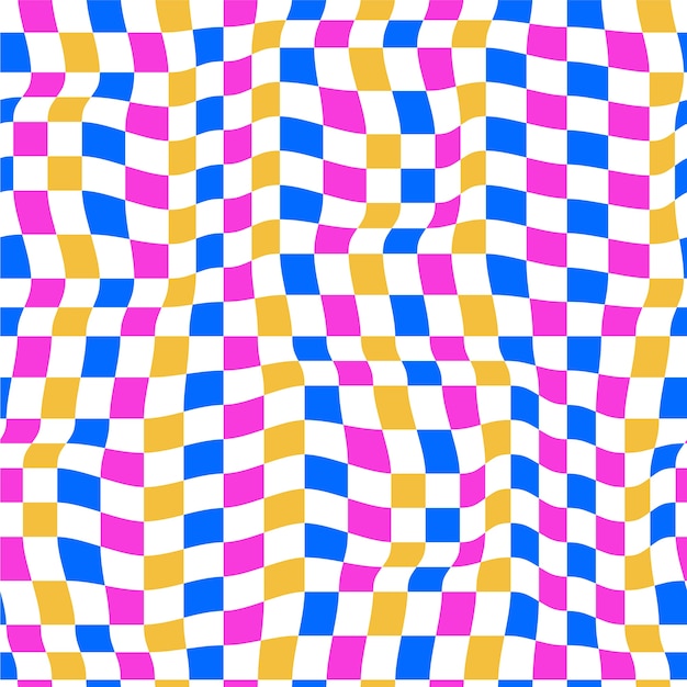 Free Vector flat design checkerboard pattern design