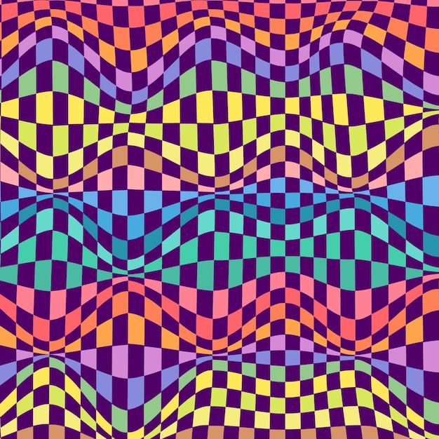 Free Vector flat design checkerboard pattern