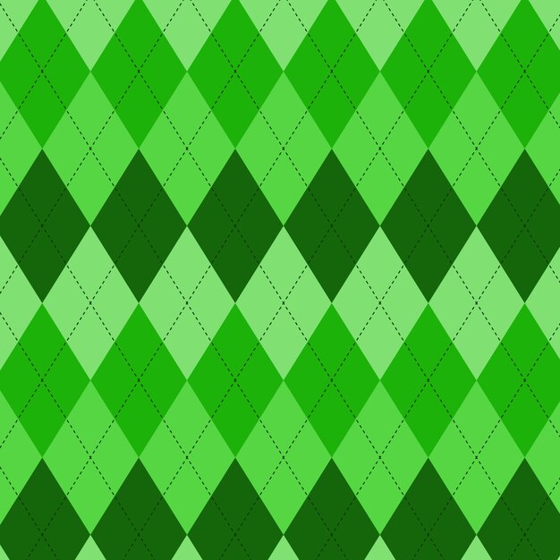 Flat design classic argyle pattern