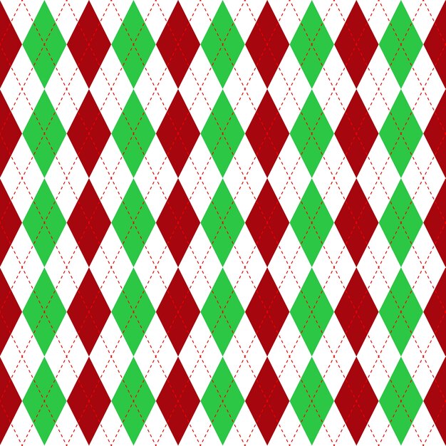 Flat design classic argyle pattern