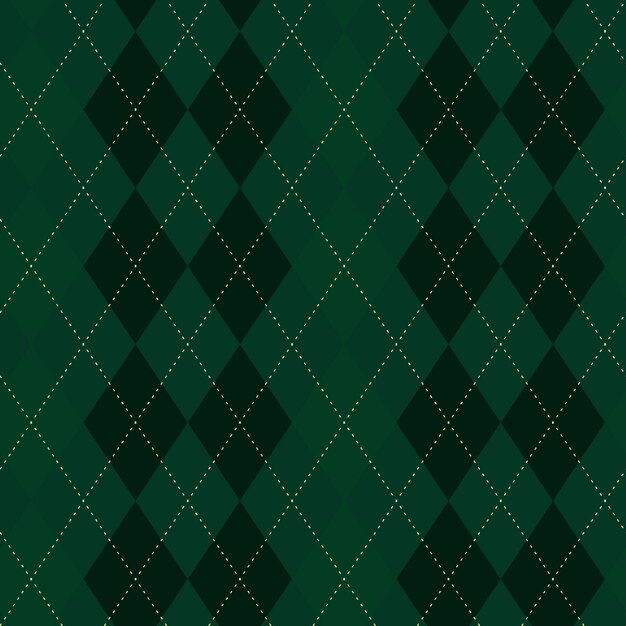 Flat design classic argyle pattern