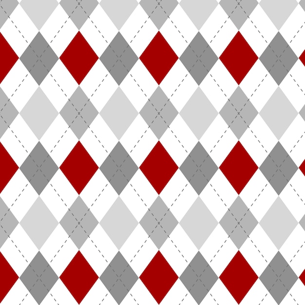 Free Vector flat design classic argyle pattern