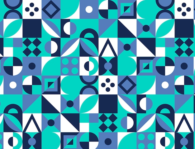 Free Vector flat design colorful mosaic pattern