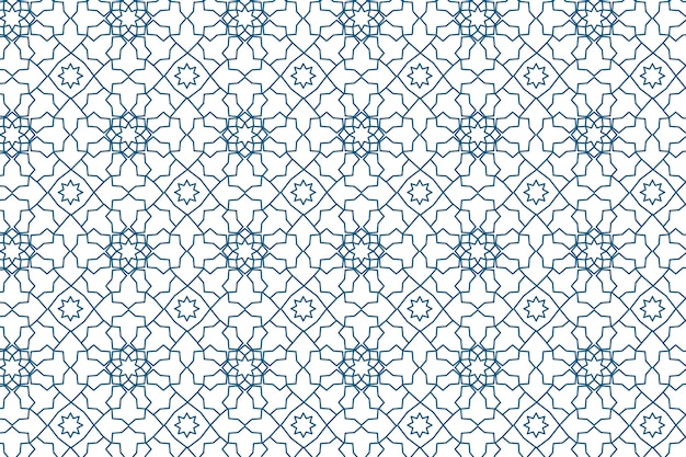 Free Vector flat design creative arabesque pattern