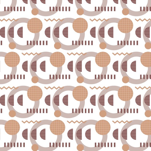 Flat design cutout collage pattern