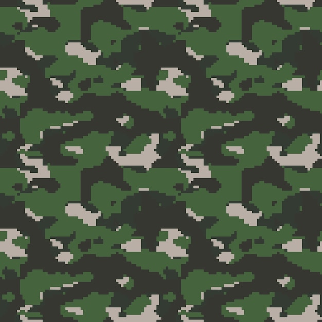 Flat design digital camo pattern