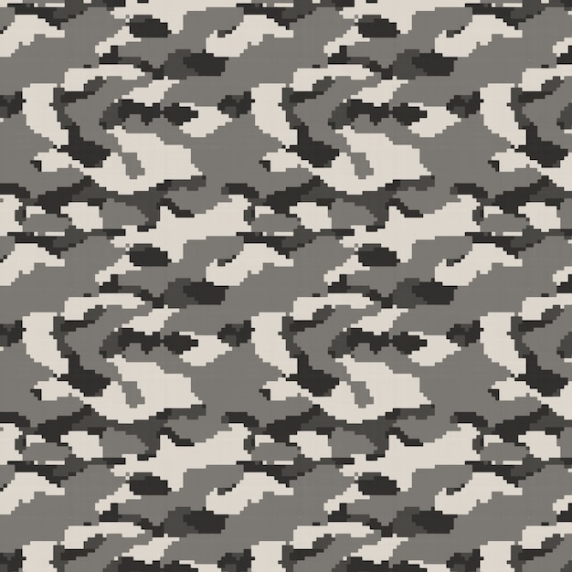 Flat design digital camo pattern