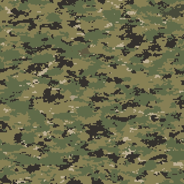 Flat design digital camo pattern