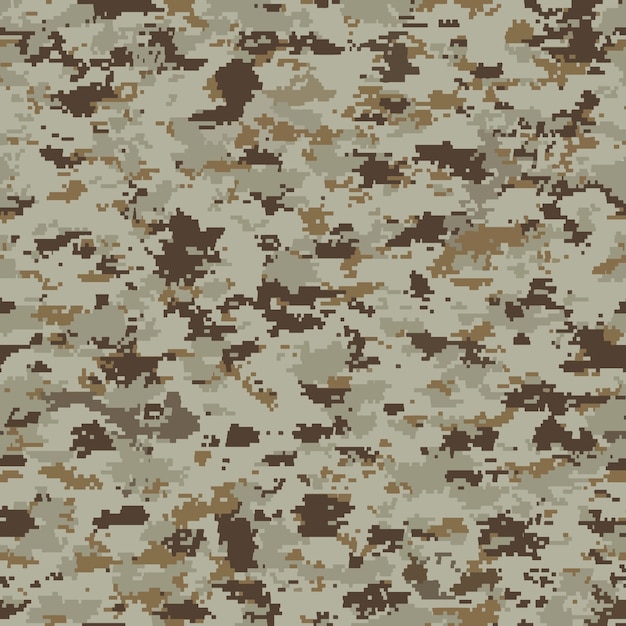 Flat design digital camo pattern