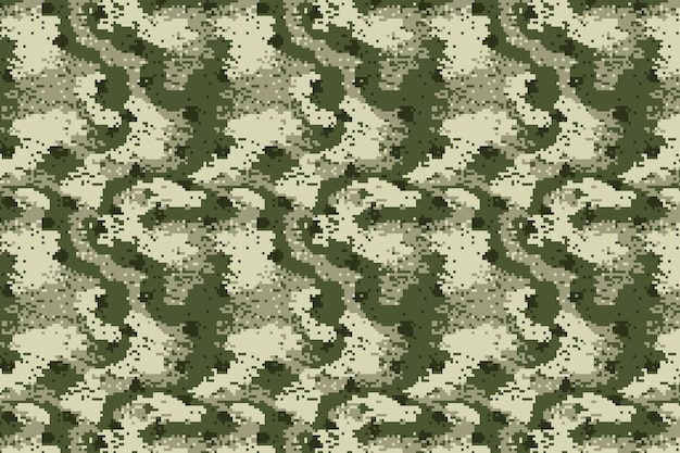 Flat design digital camo pattern