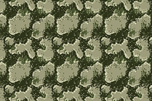 Flat design digital camo pattern