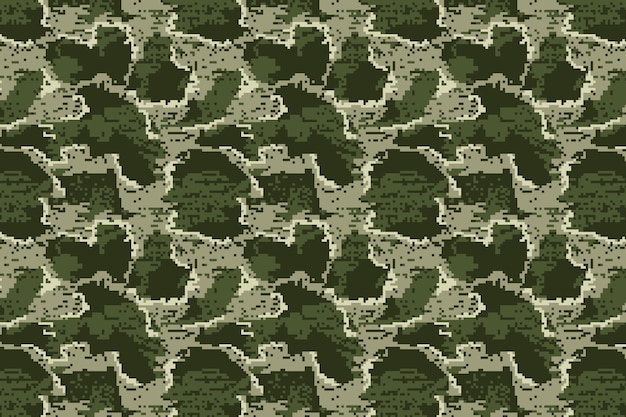 Free vector flat design digital camo pattern