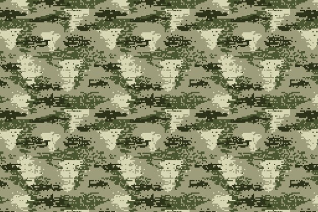 Flat design digital camo pattern