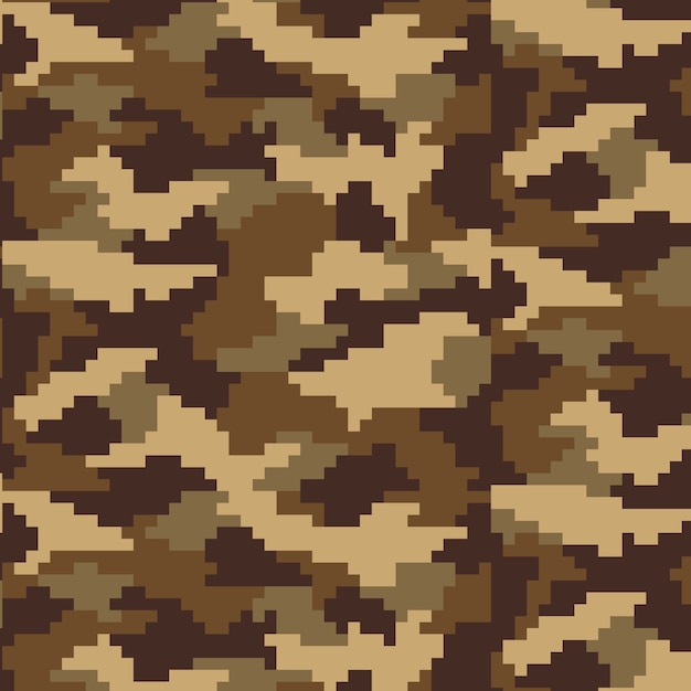 Flat design digital camo pattern